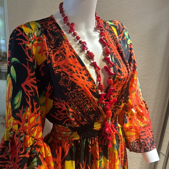 Antica Sartoria by Giacomo Cinque Deep V Maxi Gown - Picture 4 of 8